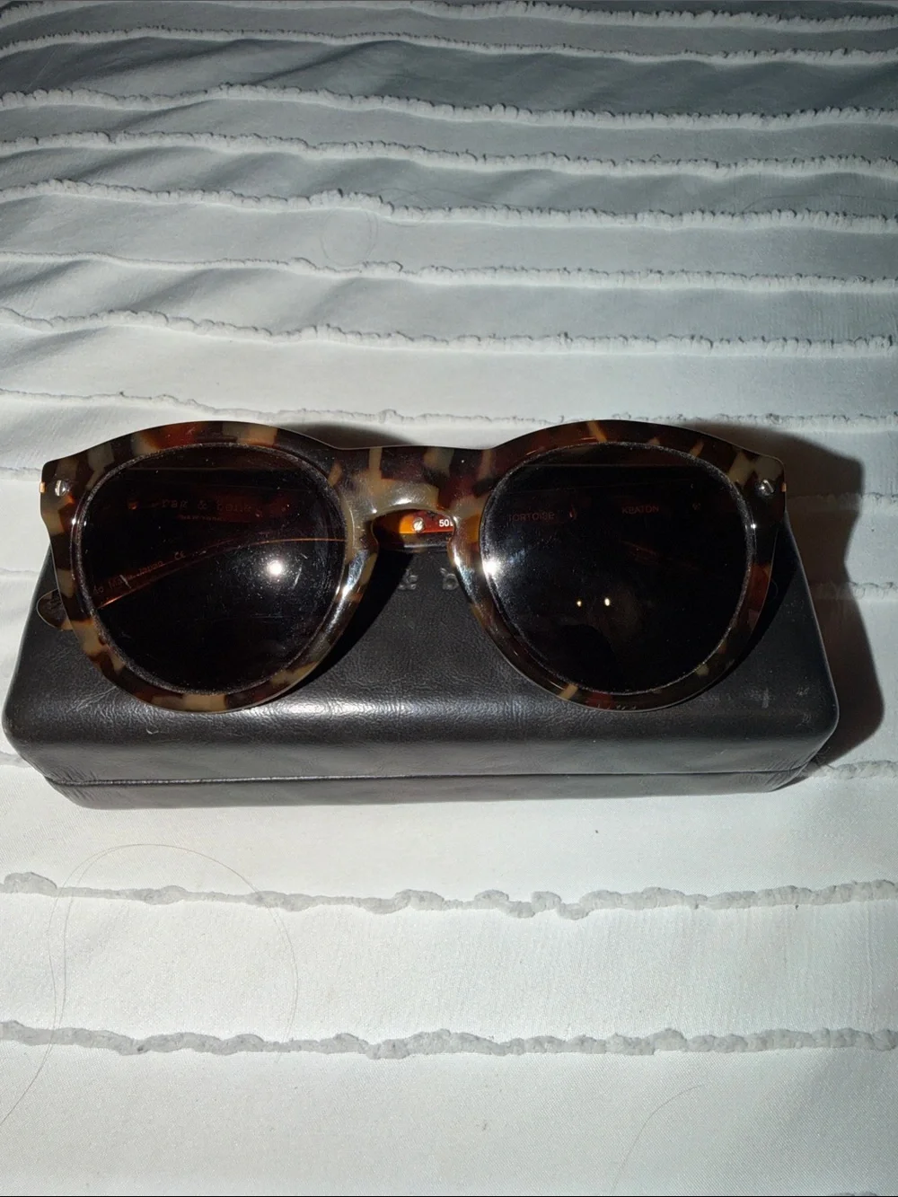 Rag & Bone Unisex Keaton Tortoise Sunglasses
